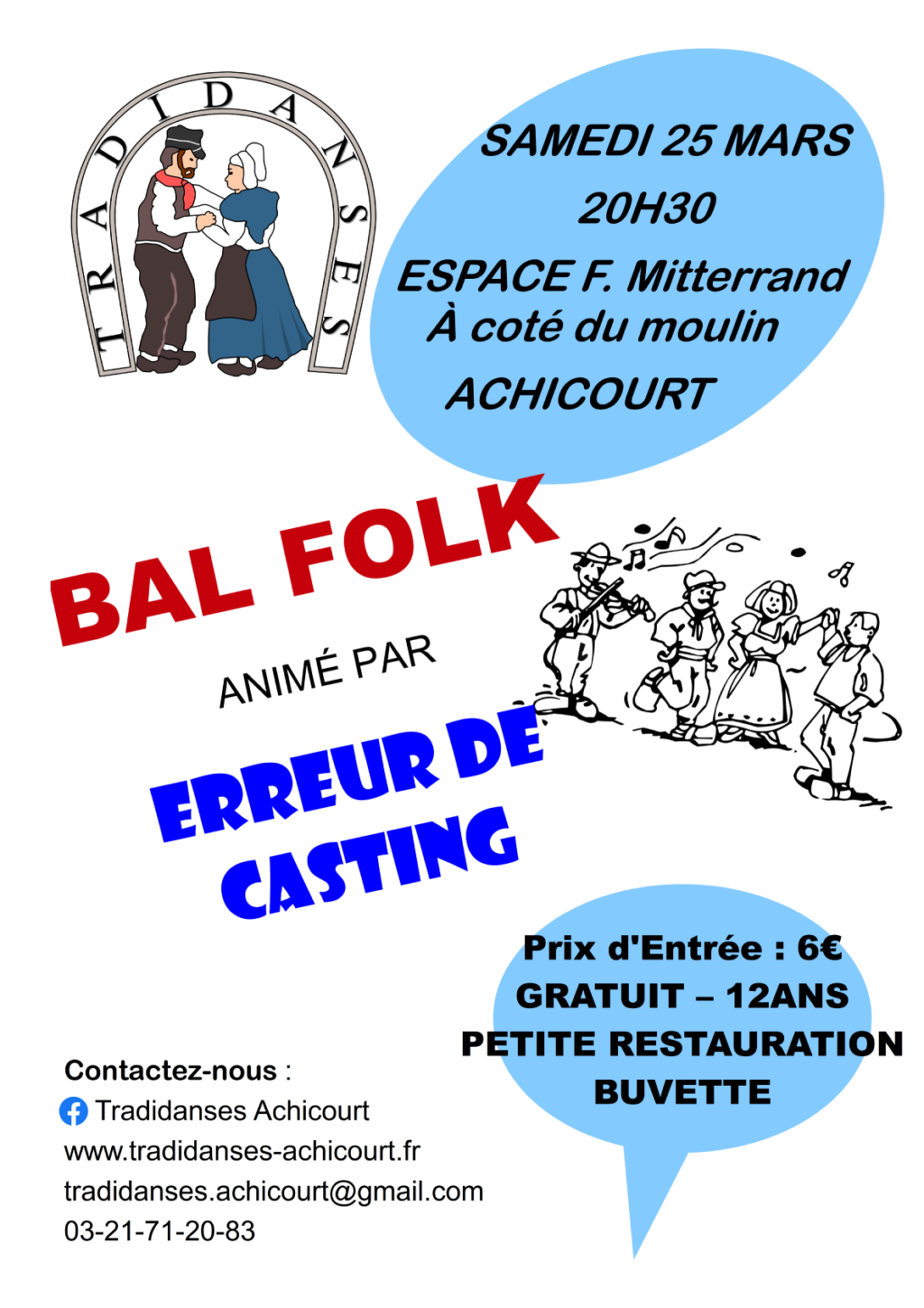 Bal folk Achicourt 25 mars 2023