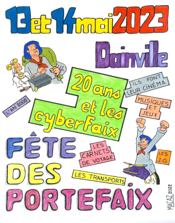 Carte de la fête des Portefaix de Dainville 2023